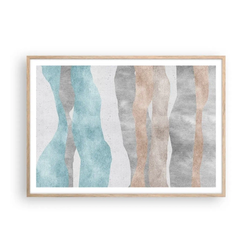 Affisch i ram av ljusek - Närhetsstudie - 100x70 cm