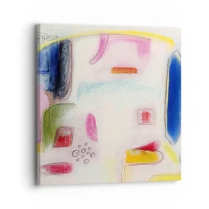 Canvastavla - Bild på duk - Mera konvex än konkav eller platt - 30x30 cm