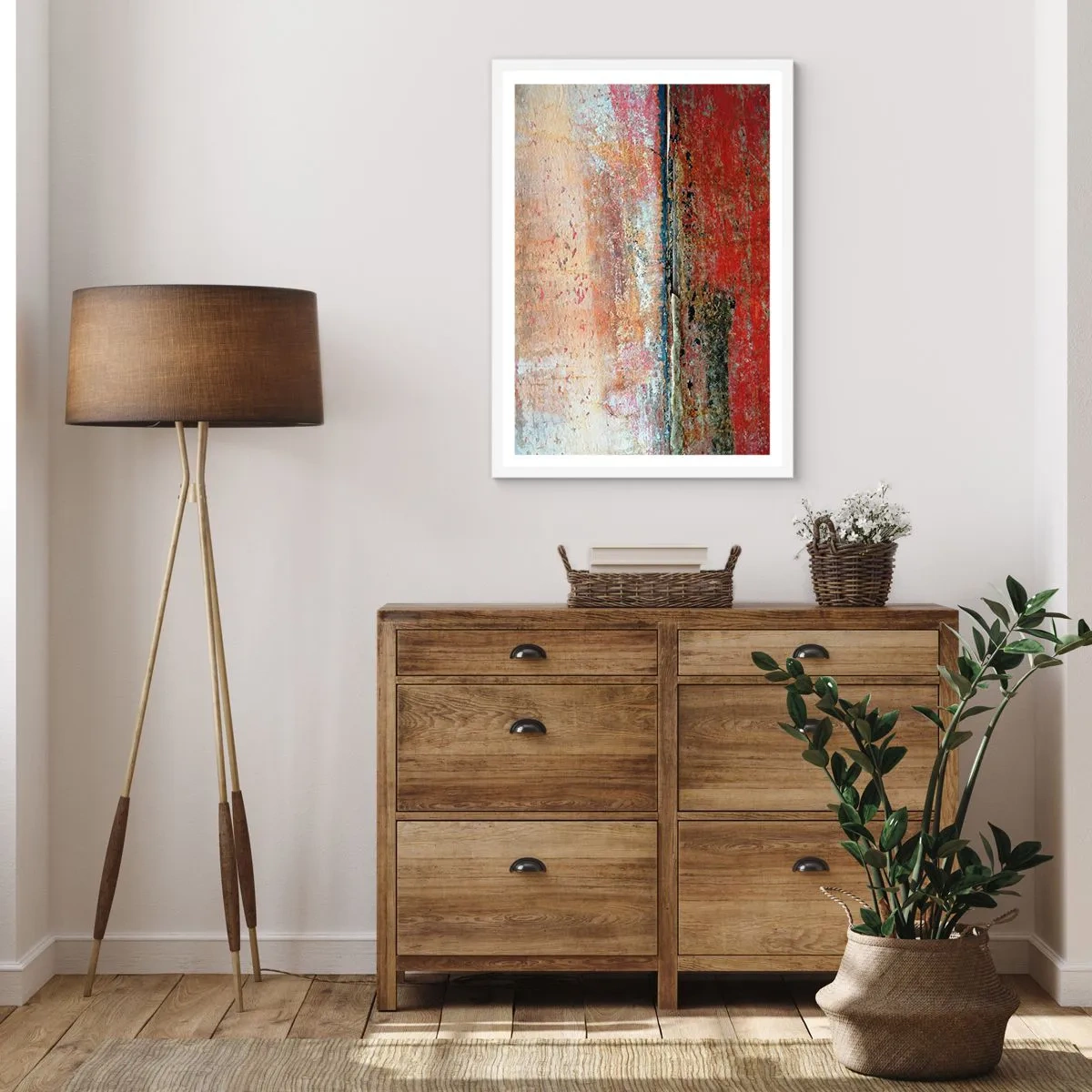 Affisch i vit ram - Kanske är det havet - 61x91 cm