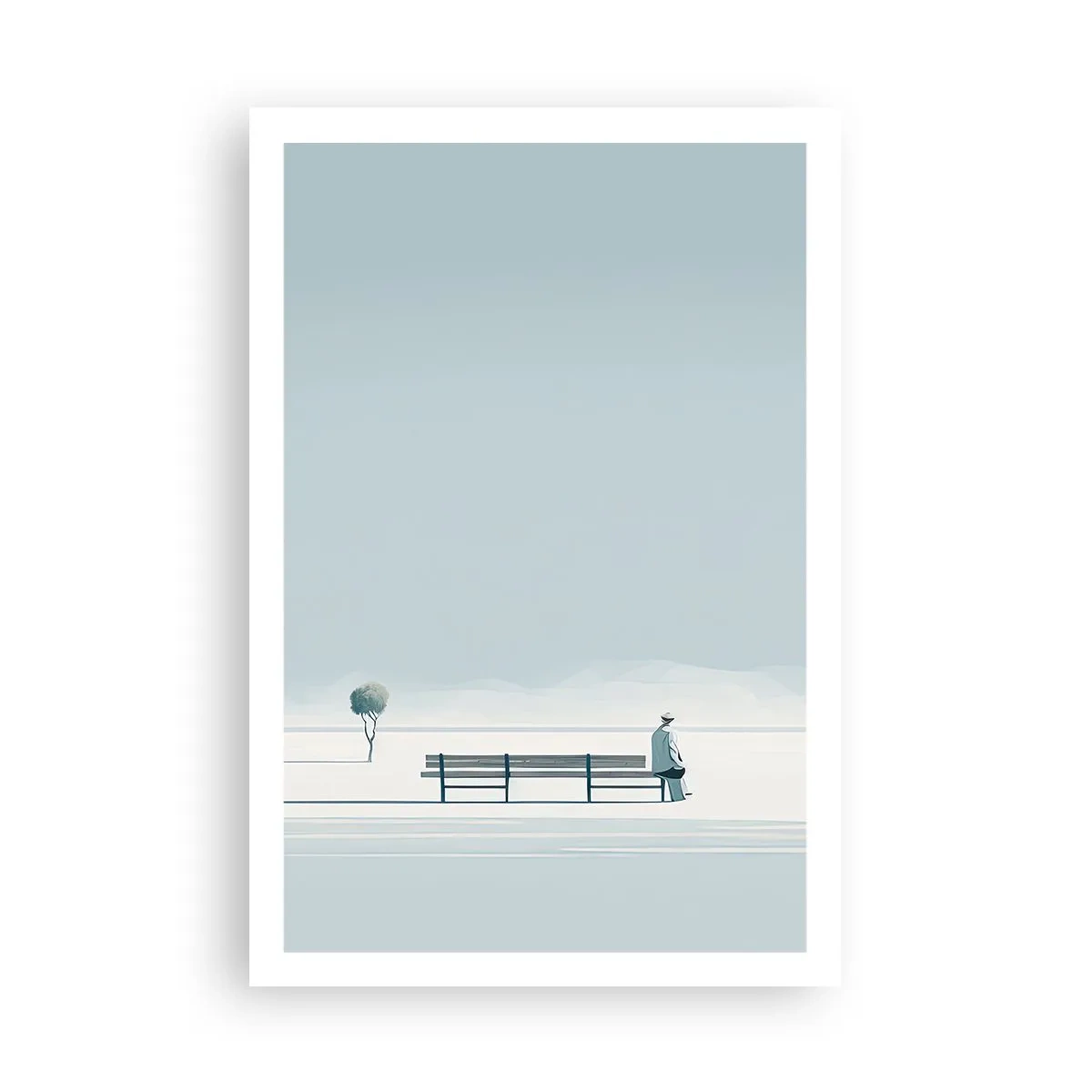 Affisch - Ja, jag väntar. - 61x91 cm