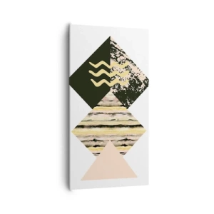 Canvastavla - Bild på duk - Inte så enkelt - 65x120 cm