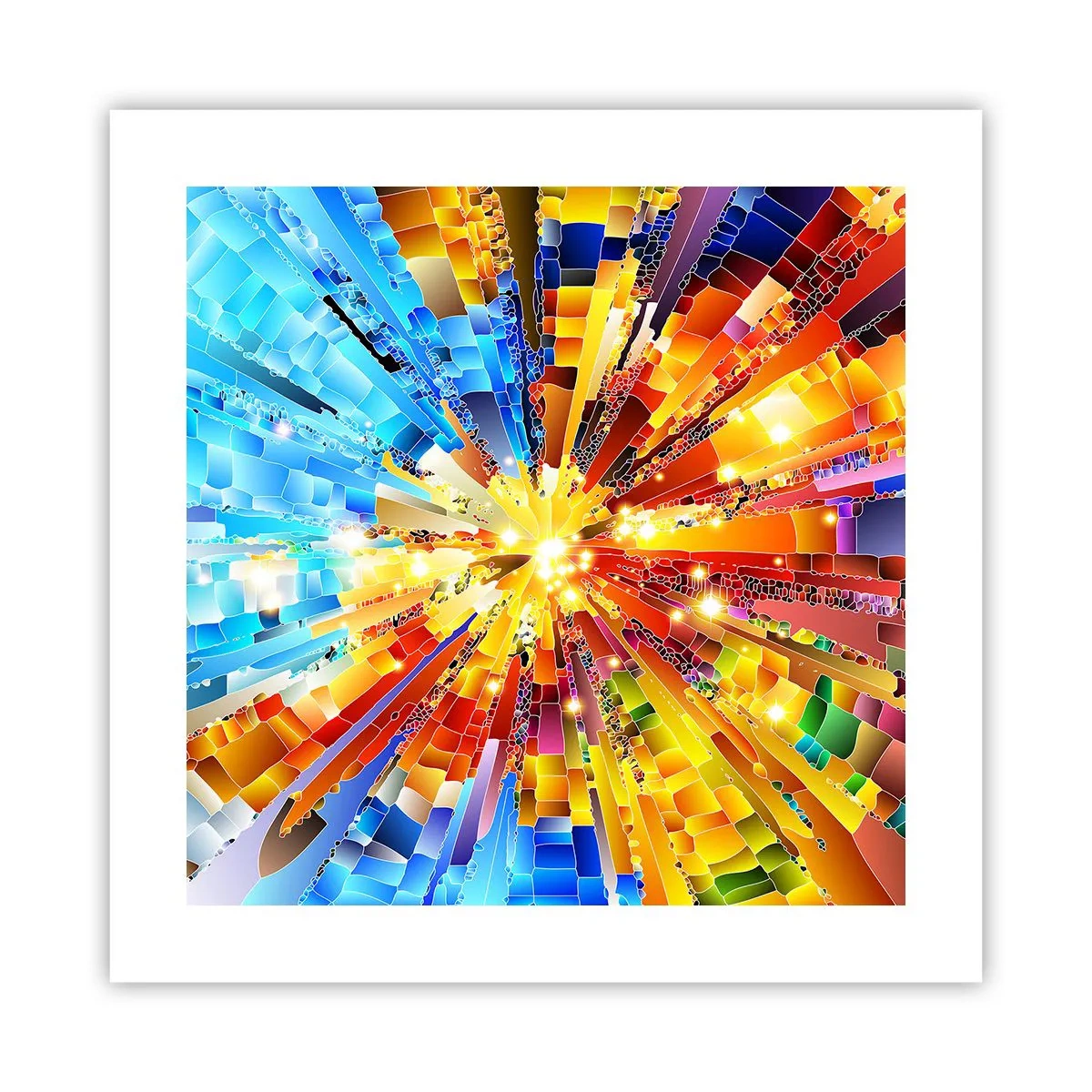 Affisch - In medias res - 40x40 cm
