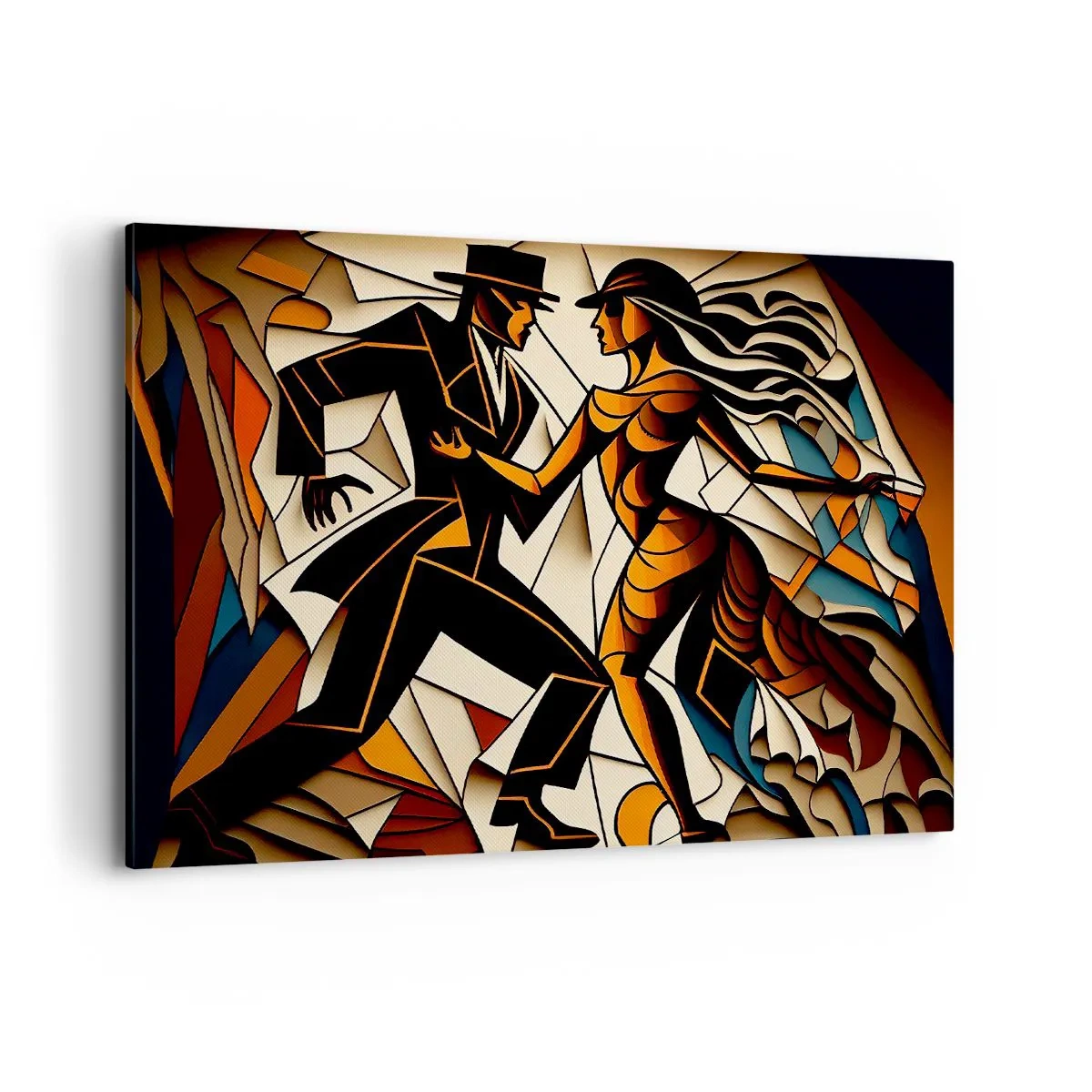 Canvastavla - Bild på duk - Passionsdans - 100x70 cm