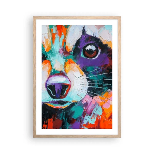 Affisch i ram av ljusek - Enbart goda emotioner - 50x70 cm