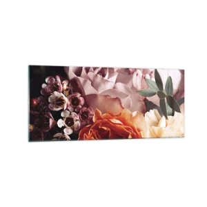 Glastavla - Bild på glas - Omgärdade av skönhet - 120x50 cm