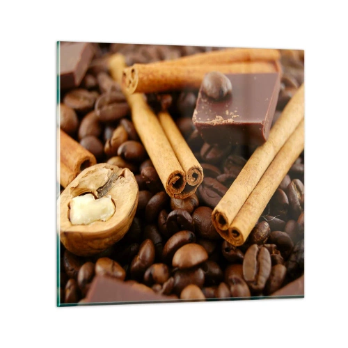 Glastavla - Bild på glas - Aromkonsert - 60x60 cm