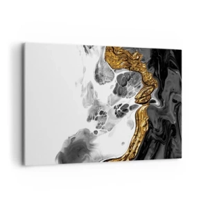 Canvastavla - Bild på duk - Organisk komposition - 100x70 cm