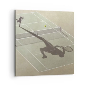 Canvastavla - Bild på duk - Övervinna sig själv - 60x60 cm