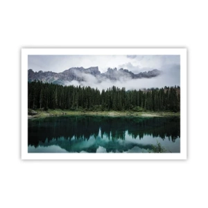 Affisch - Tyst, tyst, väck inte sovande vatten... - 91x61 cm