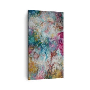 Canvastavla - Bild på duk - I full blom - 45x80 cm