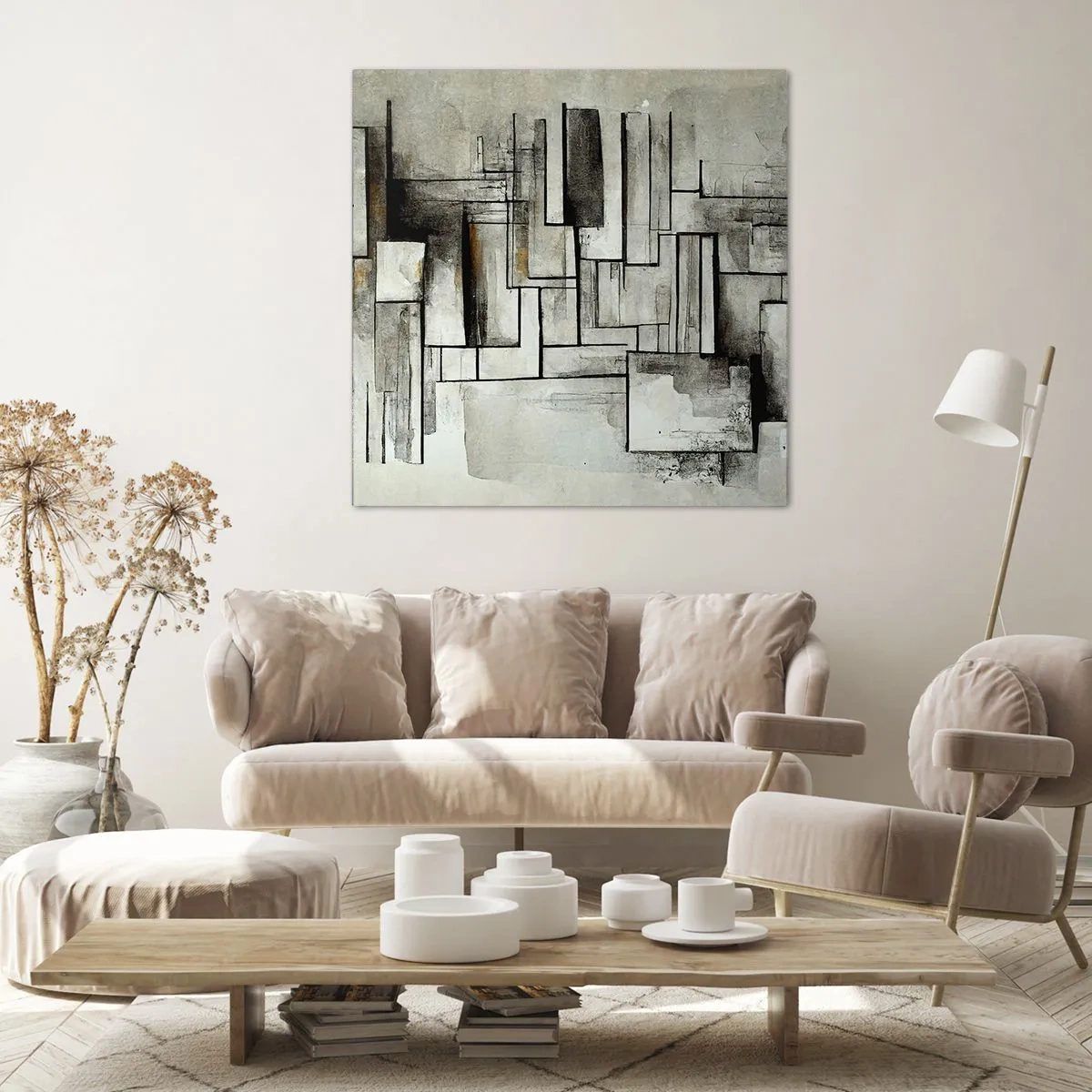 Canvastavla - Bild på duk - Kraften i enkelhet - 60x60 cm