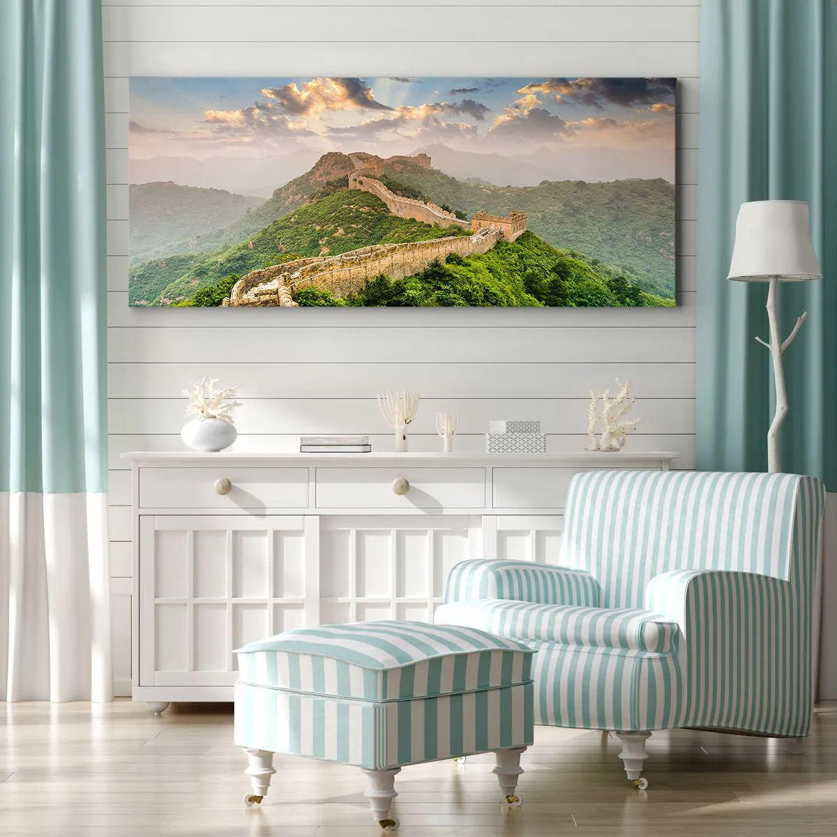 Canvastavla - Bild på duk - Tidlös storhet - 100x40 cm