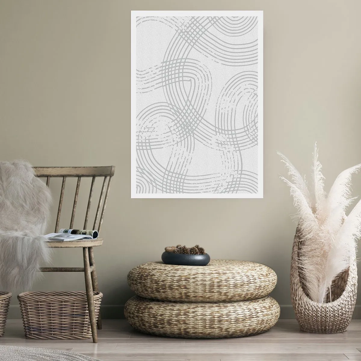 Affisch - Det finns ingen rak väg - 61x91 cm