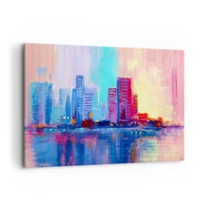 Canvastavla - Bild på duk - Doppade i färger - 120x80 cm