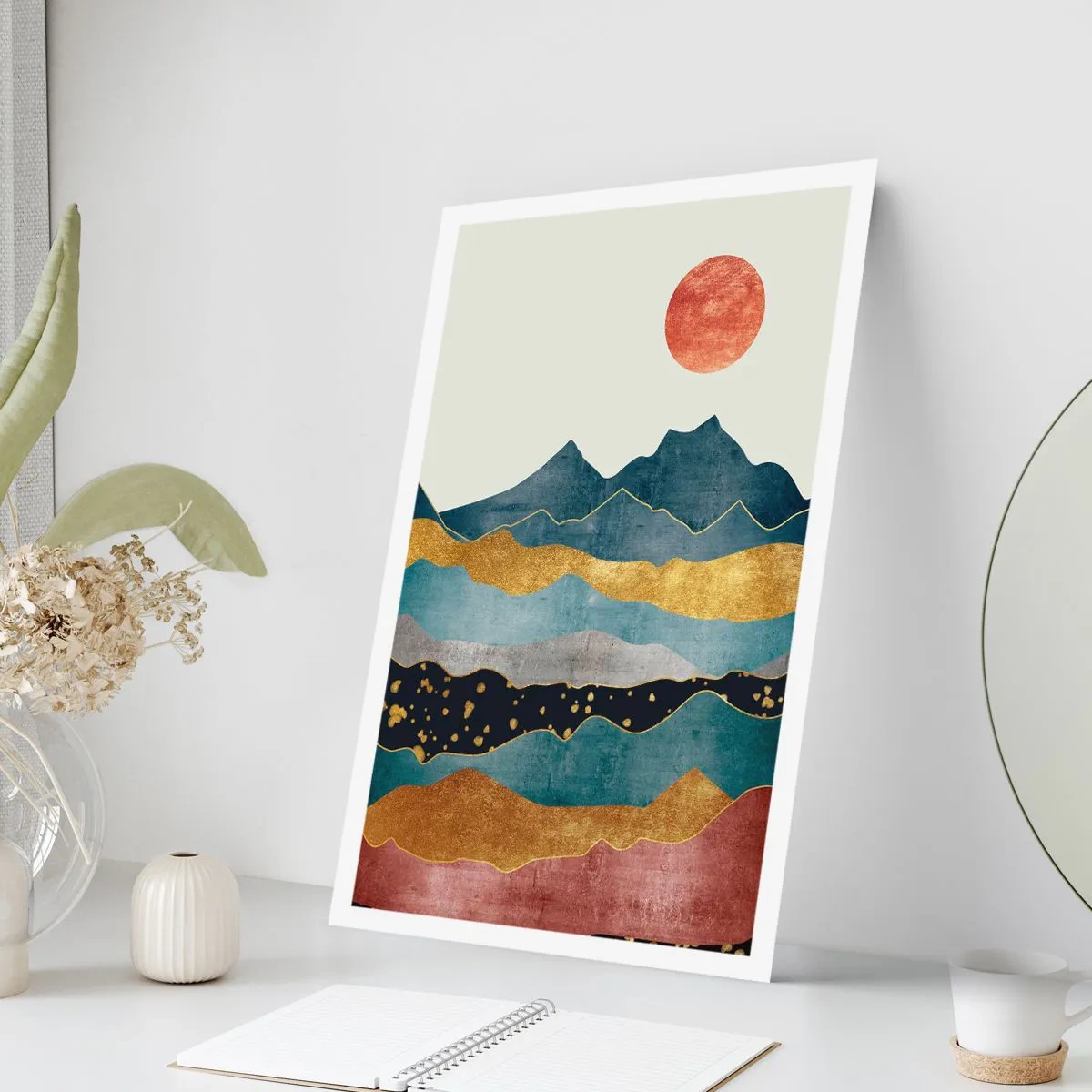 Affisch - Världens tvärsektion - 61x91 cm