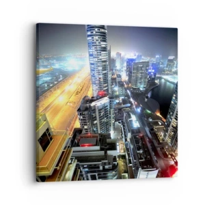 Canvastavla - Bild på duk - Underverk på öknen - 30x30 cm