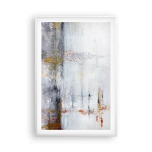 Affisch i vit ram - Bakom luftridån - 61x91 cm