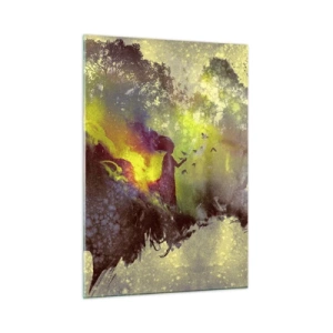 Glastavla - Bild på glas - Moder Naturen - 50x70 cm