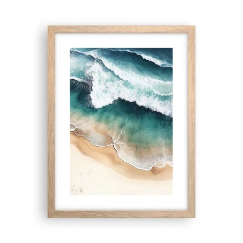 Affisch i ram av ljusek - Ett evigt möte - 30x40 cm