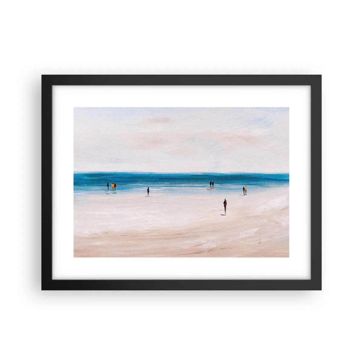 Affisch i svart ram - Ett naturligt behov - 40x30 cm