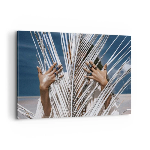 Canvastavla - Bild på duk - Schamanens flickvän? - 100x70 cm