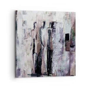 Canvastavla - Bild på duk - De mystiska tre - 70x70 cm