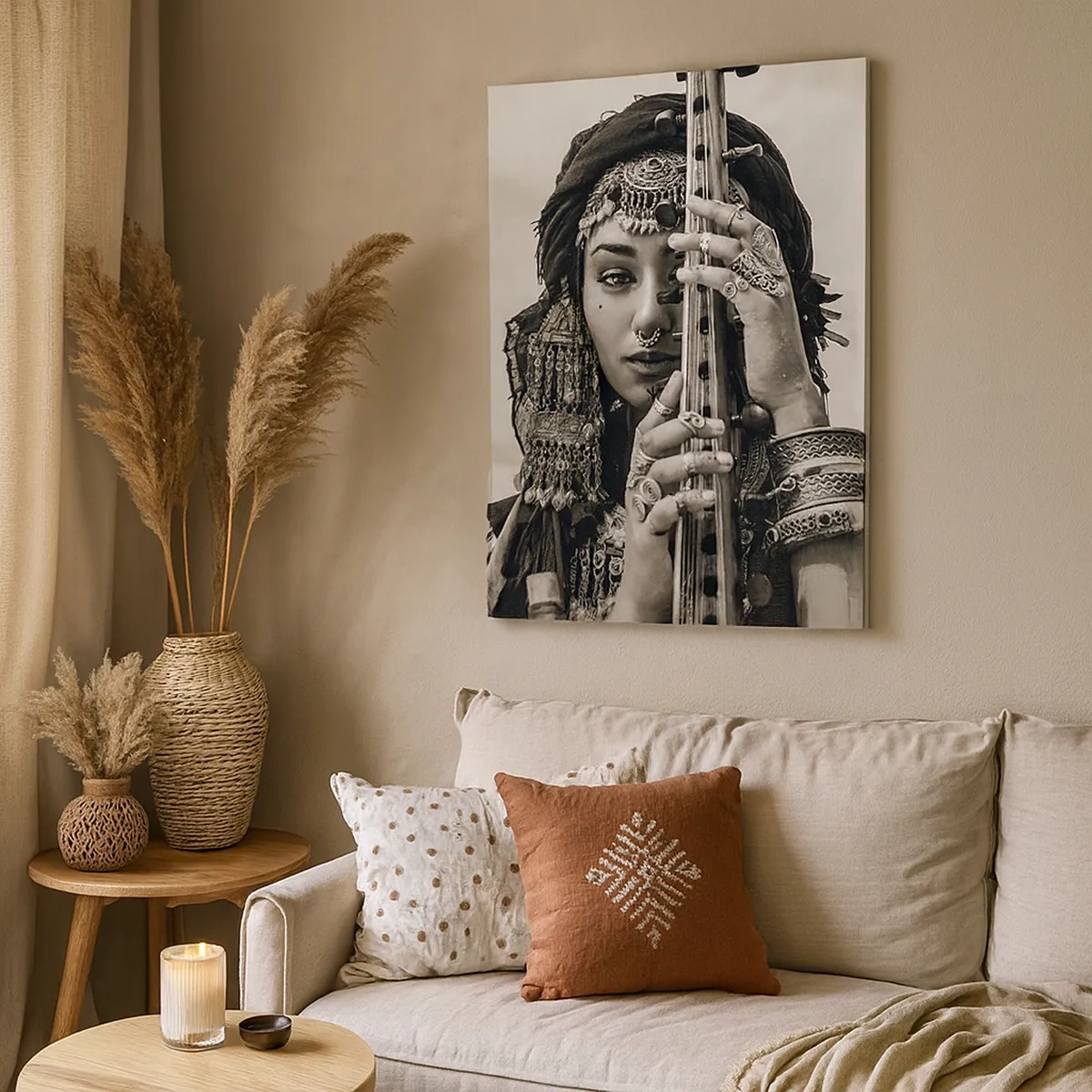 Canvastavla - Bild på duk - Bara Orientens musik - 50x70 cm