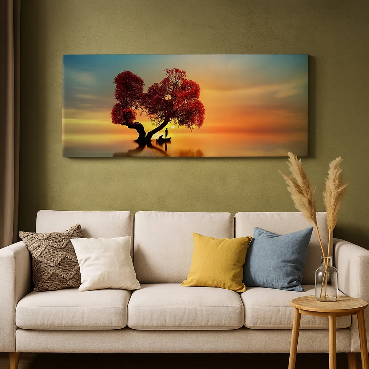 Canvastavla - Bild på duk - Avlägsen tystnad - 30x30 cm