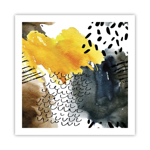 Affisch - Elementens möte - 60x60 cm