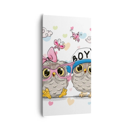 Canvastavla - Bild på duk - Låt oss älska varandra! - 65x120 cm