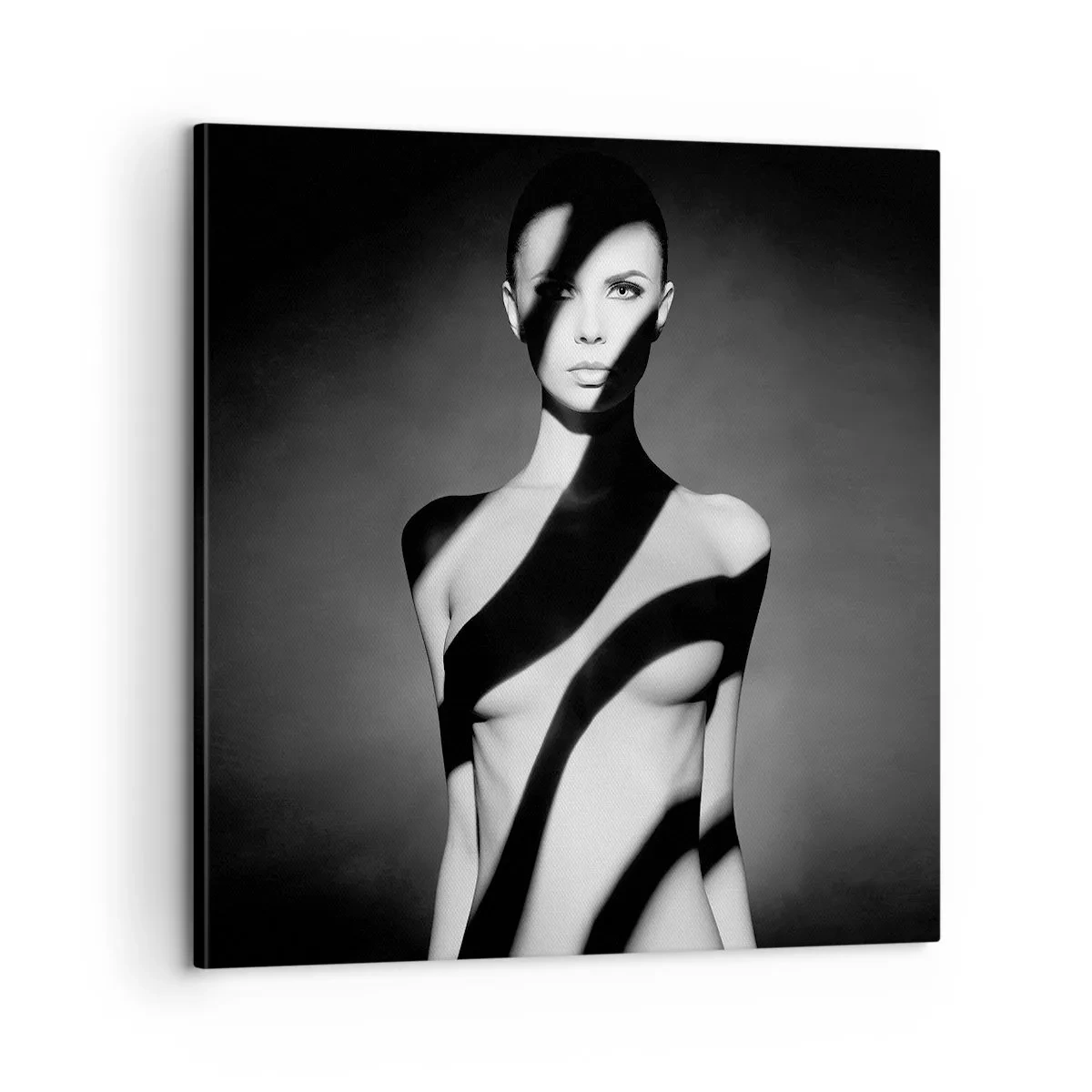 Canvastavla - Bild på duk - I skenet och i skuggan - 60x60 cm