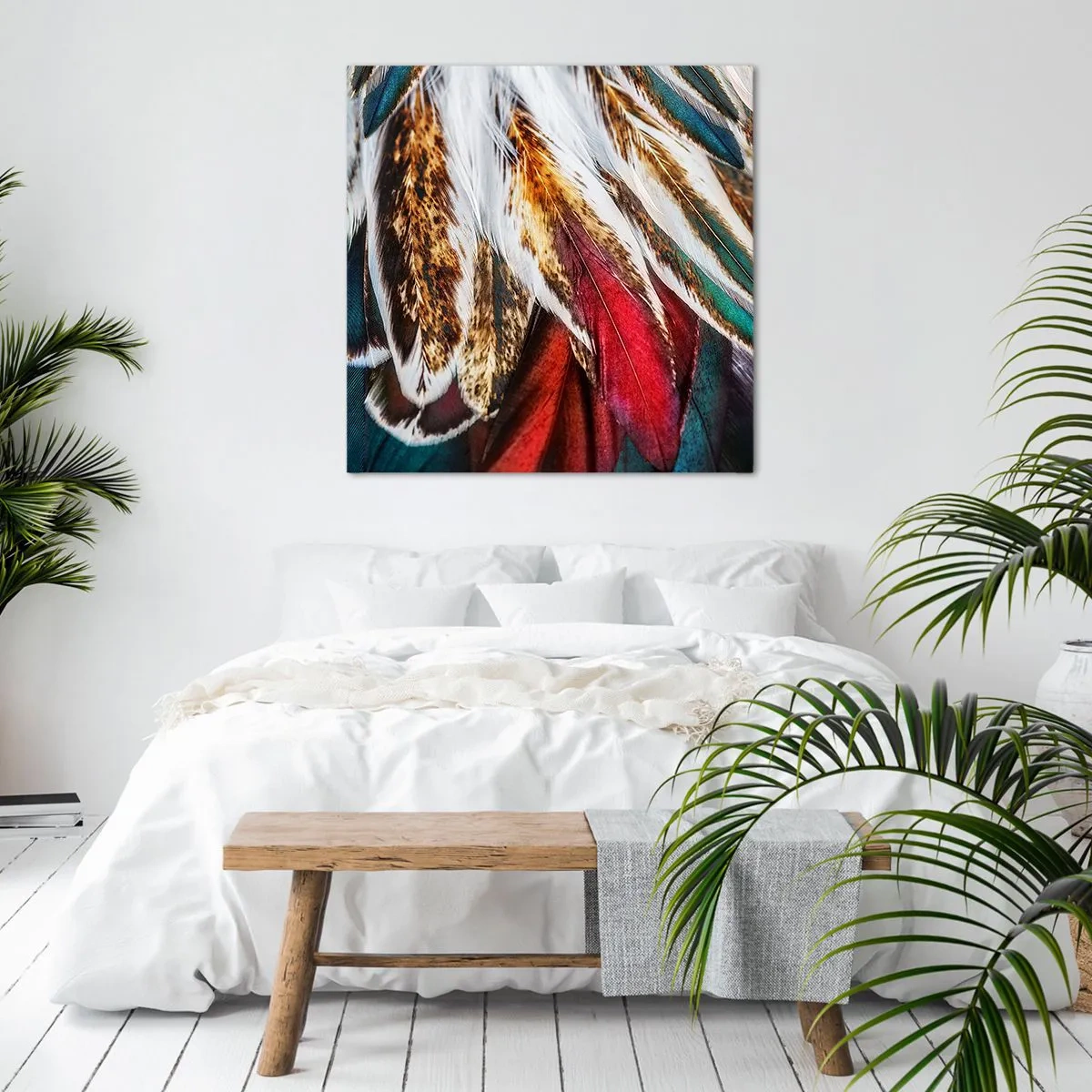 Canvastavla - Bild på duk - flyghemligheter - 50x50 cm