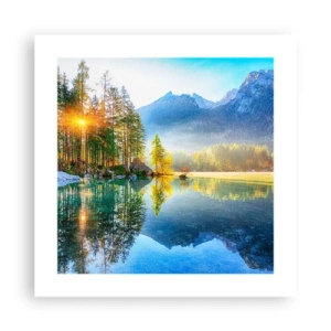 Affisch - Majestät och sötma - 40x40 cm