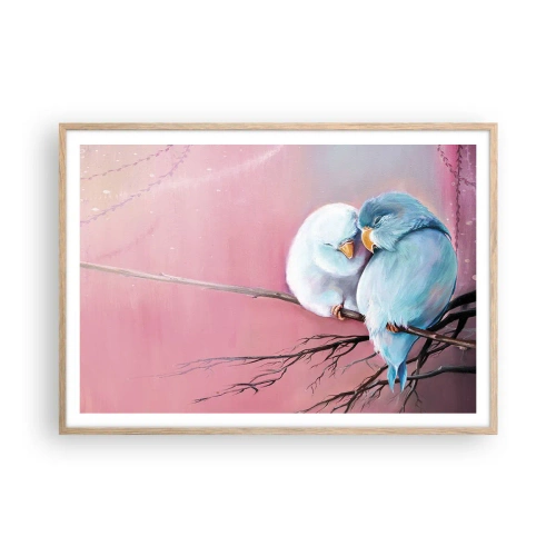 Affisch i ram av ljusek - Lägga till något?… - 100x70 cm