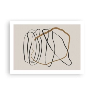 Affisch - Komposition: besittande dans - 70x50 cm