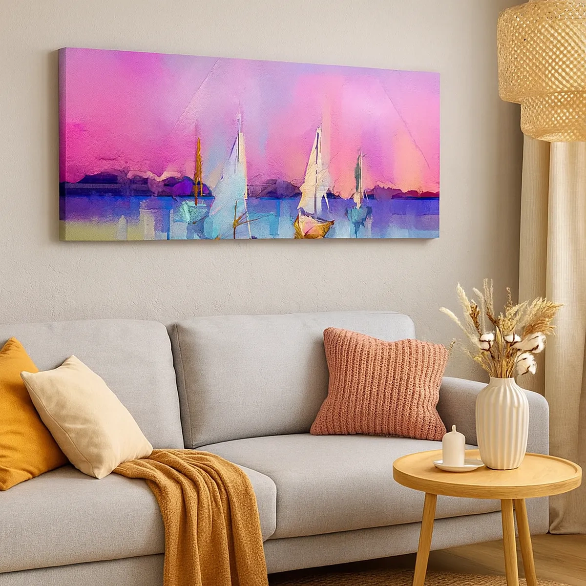 Canvastavla - Bild på duk - Riktning: öppet vatten - 30x30 cm