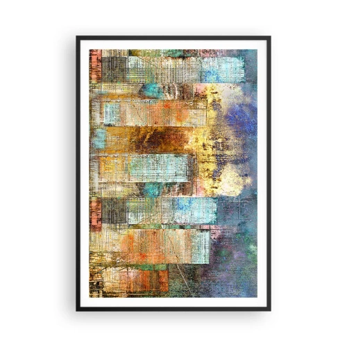 Affisch i svart ram - Solig metropol - 70x100 cm
