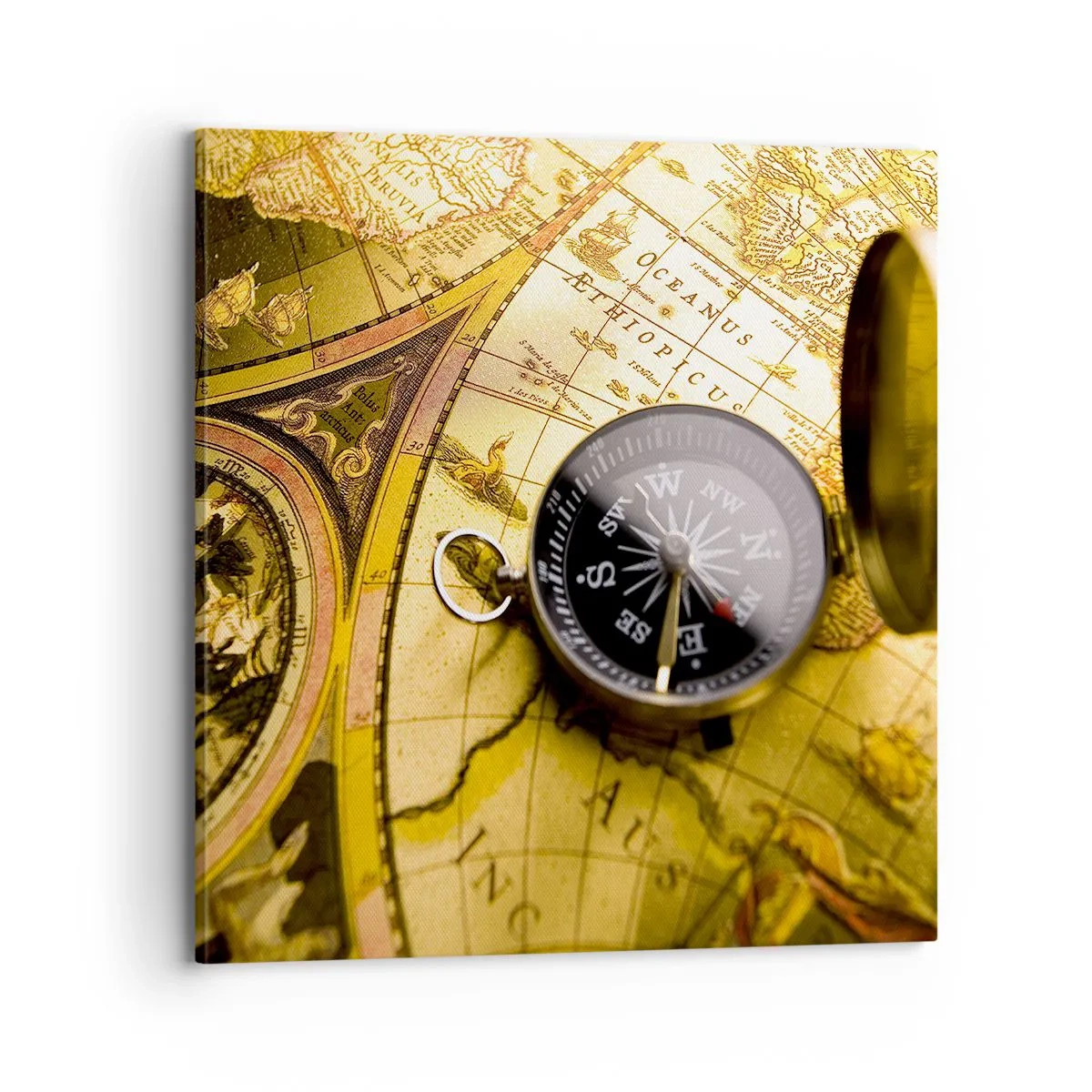 Canvastavla - Bild på duk - Kanske till världens ände? - 70x70 cm