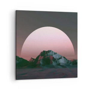 Canvastavla - Bild på duk - I den granliggande galaxen - 50x50 cm