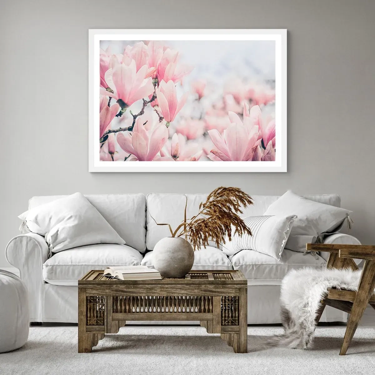 Affisch i vit ram - Perfekt subtilitet - 70x50 cm