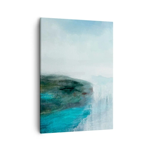 Canvastavla - Bild på duk - Marin abstraktion - 50x70 cm