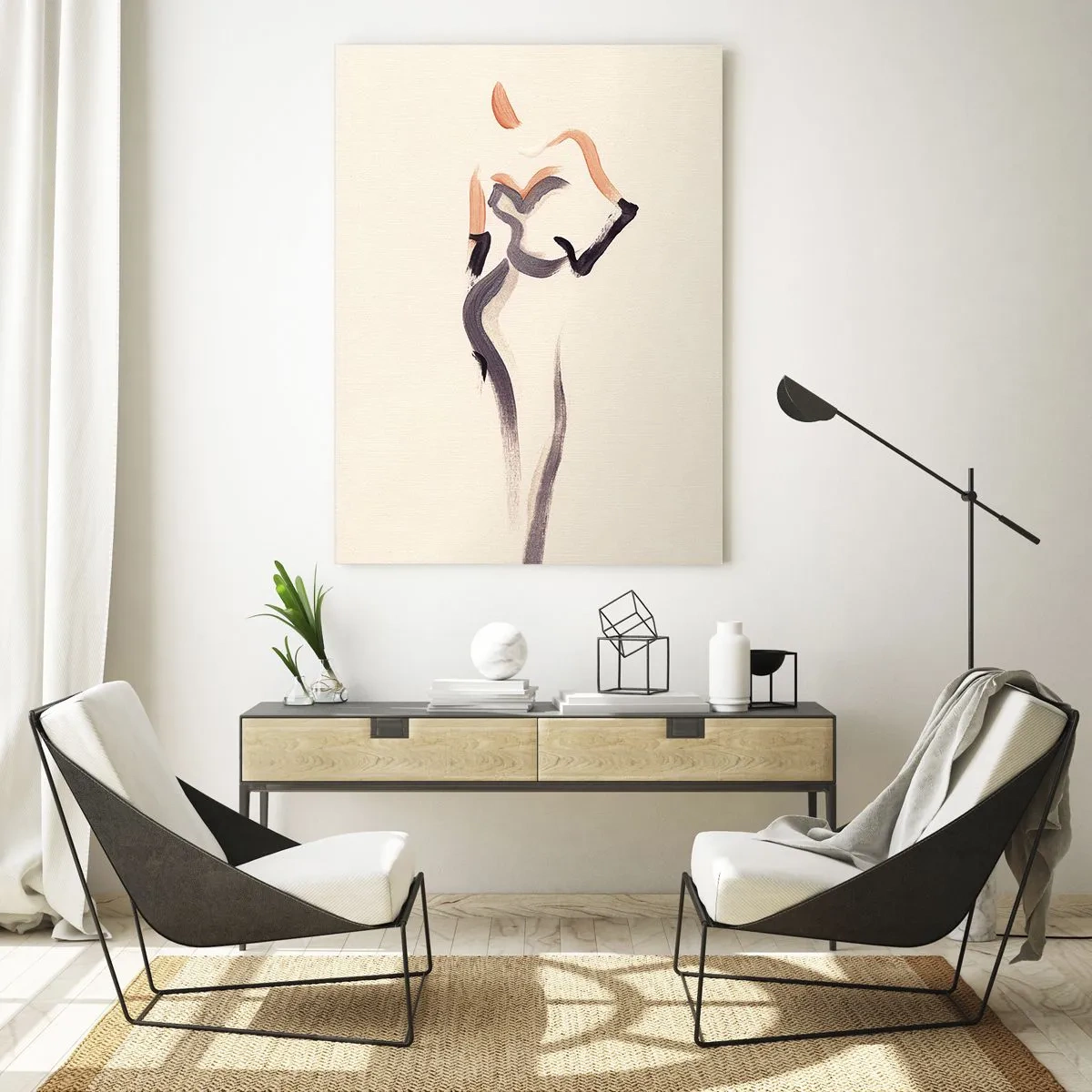 Glastavla - Bild på glas - Från Hollywoods gyllene år - 50x70 cm