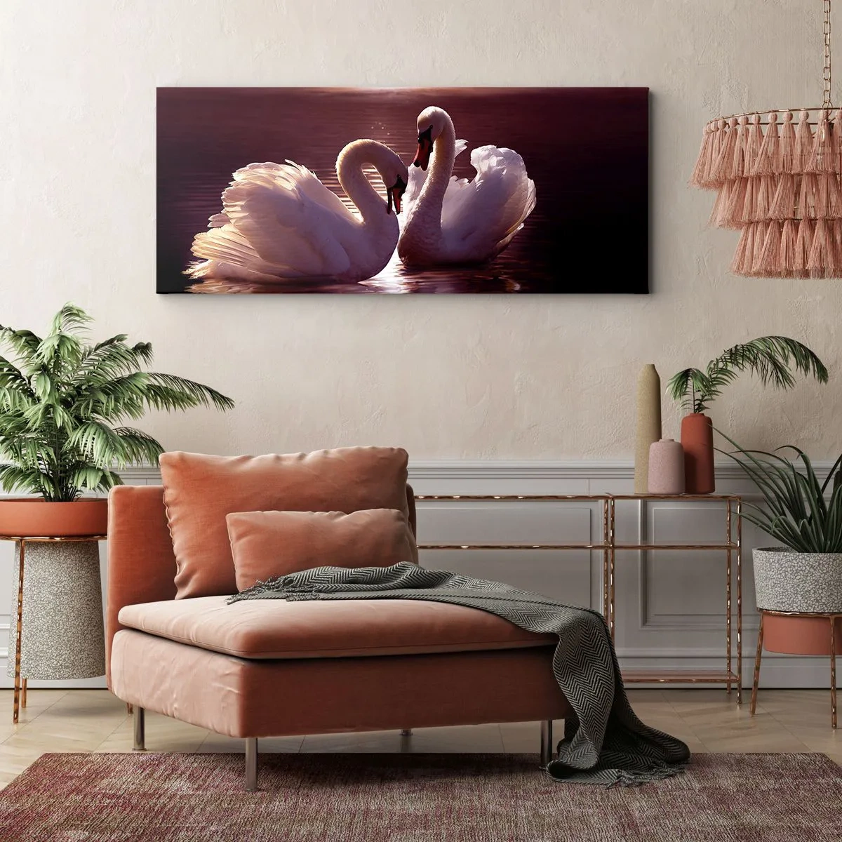 Canvastavla - Bild på duk - Tills döden skiljer oss - 100x40 cm