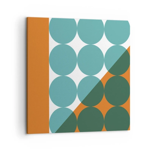 Canvastavla - Bild på duk - Uppåt och på diagonalen - 50x50 cm