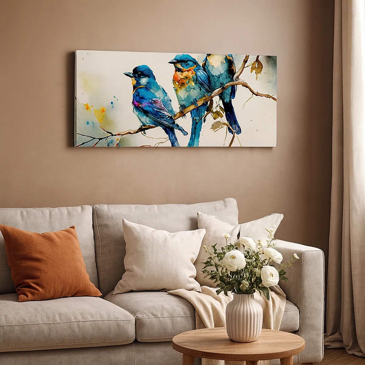 Canvastavla - Bild på duk - Sur? - 30x30 cm