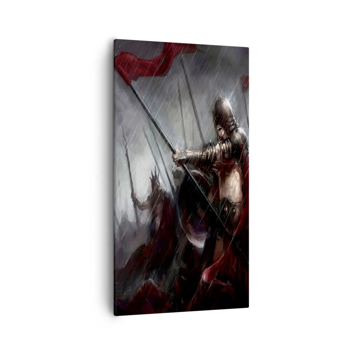 Canvastavla - Bild på duk - Förbipasseraren, hälsa Sparta... - 55x100 cm