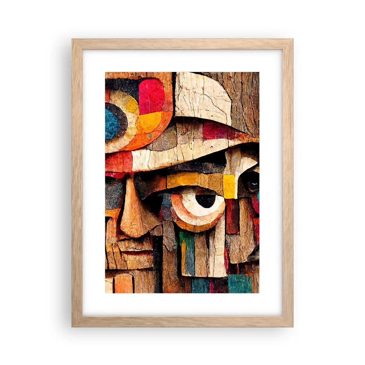 Affisch i ram av ljusek - Jag ser dig... - 30x40 cm