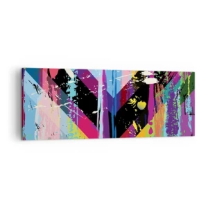 Canvastavla - Bild på duk - Uppifrån nedåt - 140x50 cm