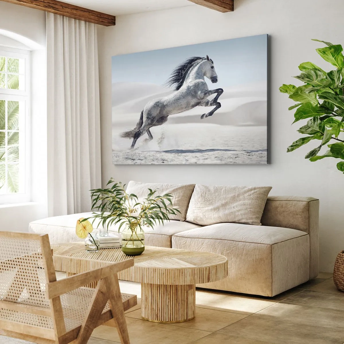 Canvastavla - Bild på duk - Arabisk prins - 100x70 cm