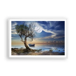 Affisch i vit ram - Är det slut eller början? - 91x61 cm